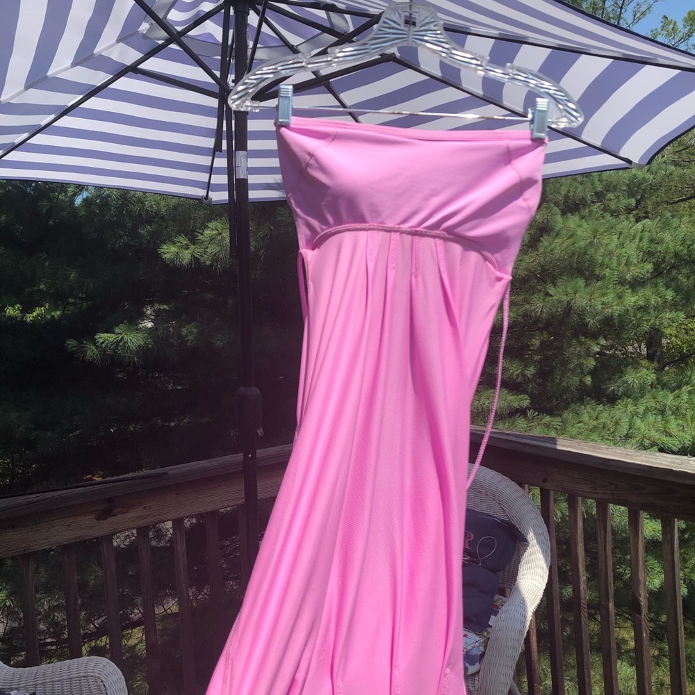 Lululemon strappy back pink top